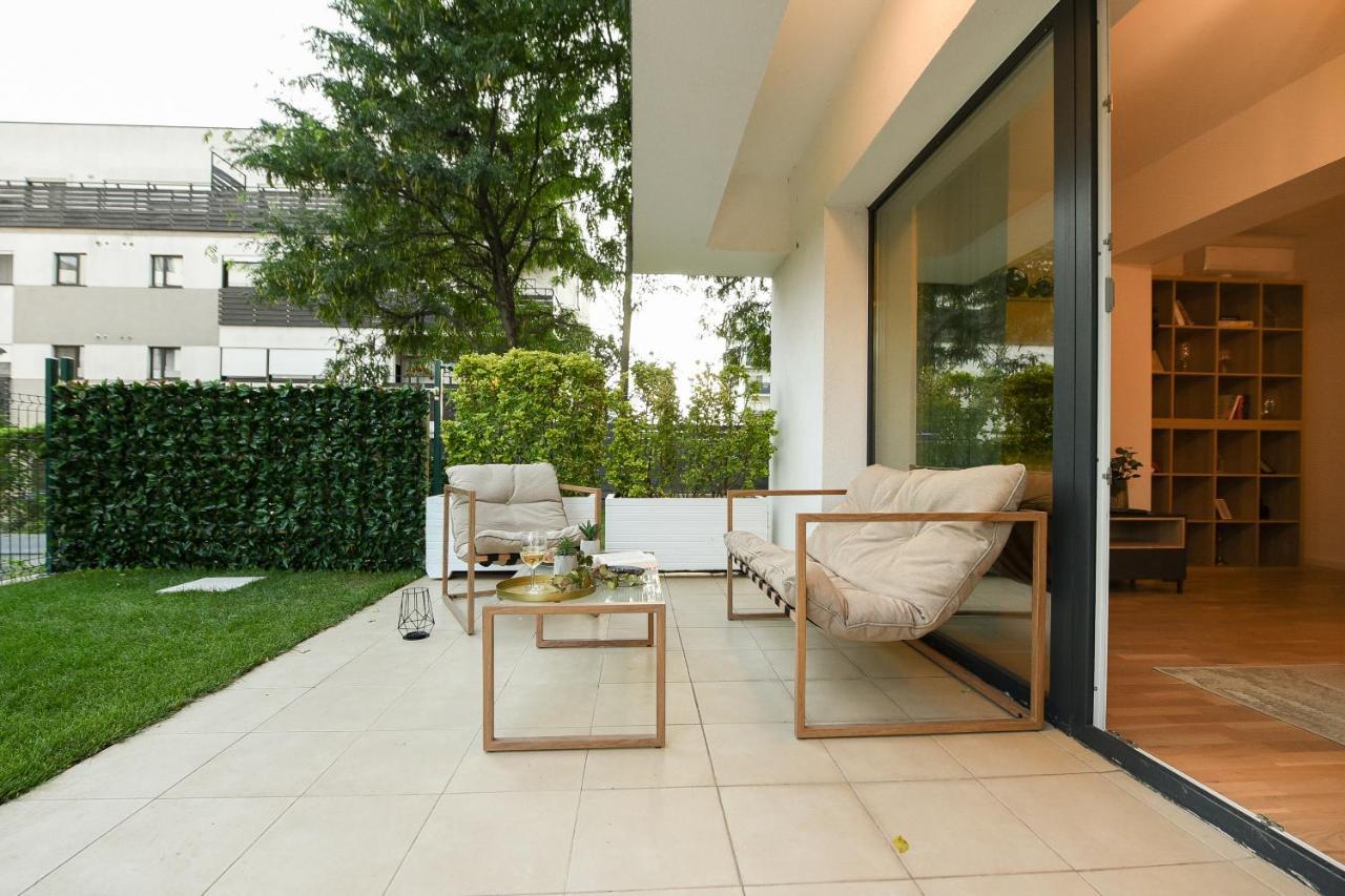Vacation Feel - 2Br Apartment With Terrace & Private Parking In Baneasa Bucharest Exterior photo